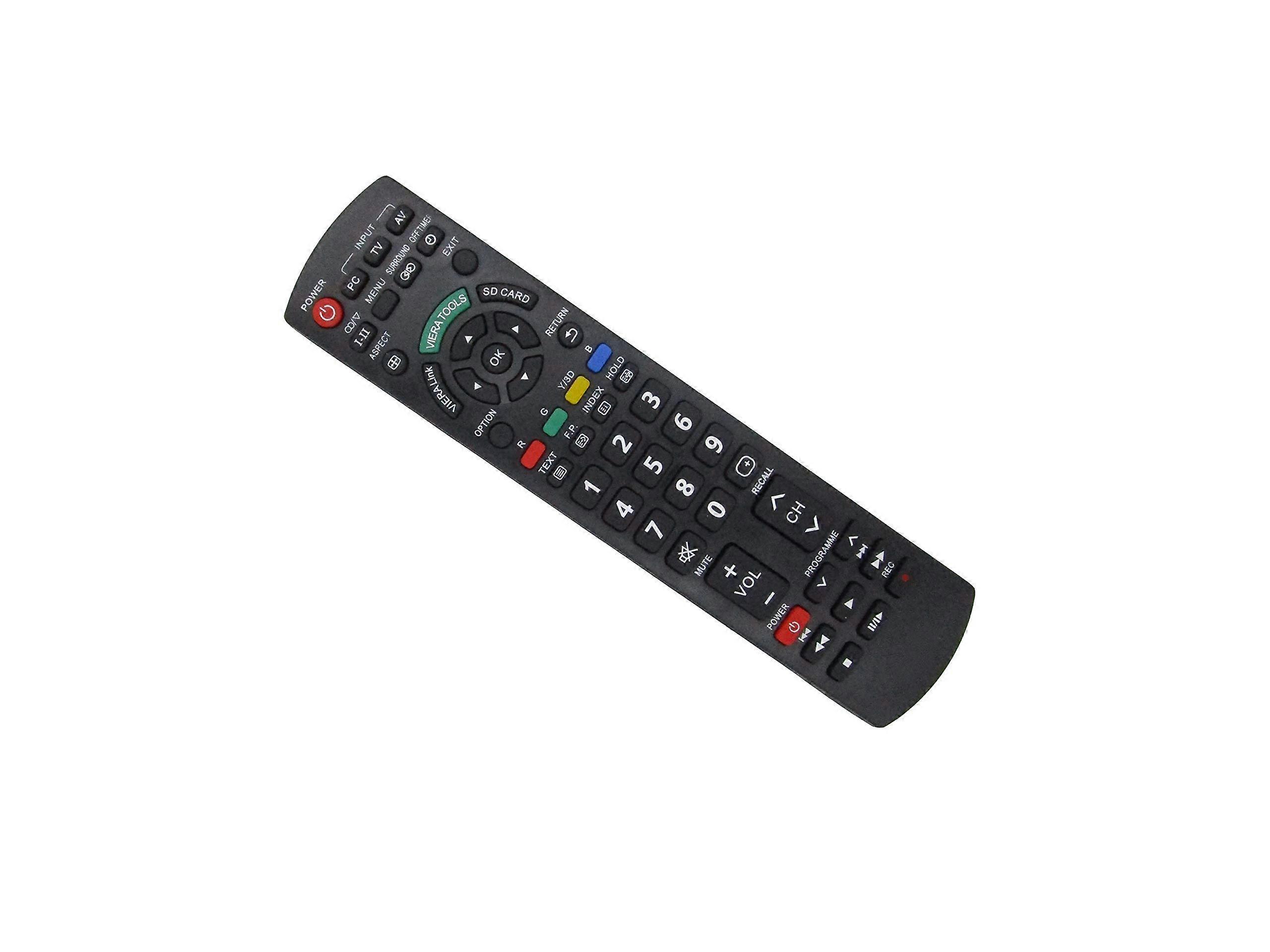 Replacement Remote Control for Panasonic Viera Plasma HDTVs TC-P60U50 TC-P60U502 TC-47LE54 TC-55LE54 N2QAYB000705