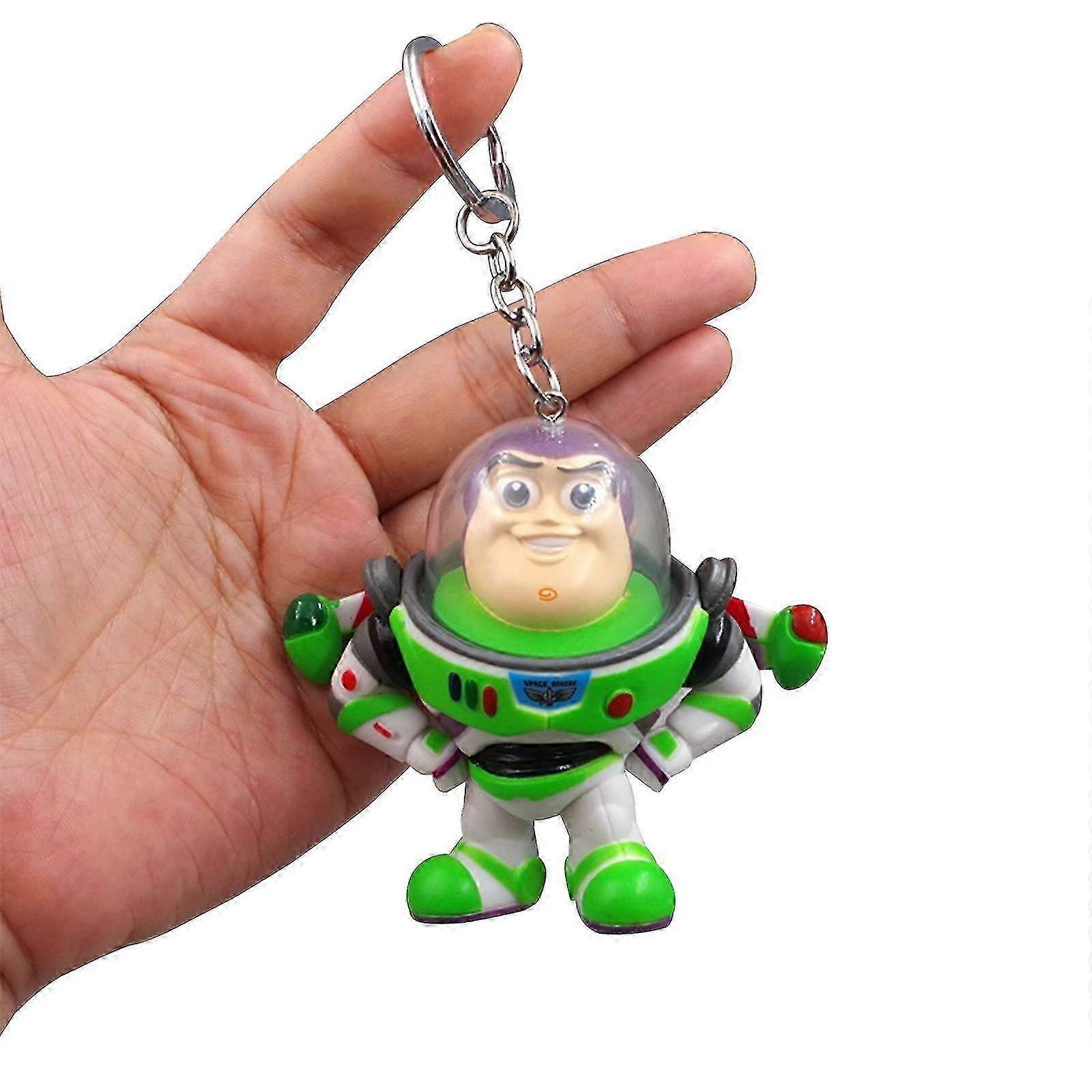 Buzz Lightyear Desktop Ornament Collection with Toy Story Doll Bag Car Keychain and Home Decorative Gifts for Birthday