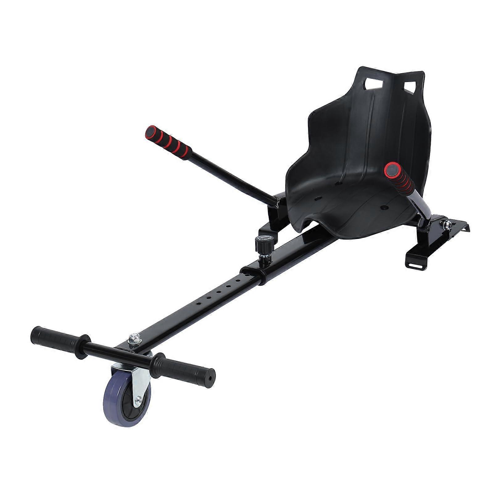 Hoverboard Kart Seat Attachment Accessory Self Scooter, Balancing for Kids & Adults, Black