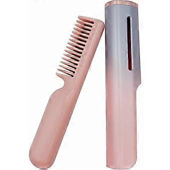 Heating hair straightener comb does not hurt hair negative ion comb (girl powder)
