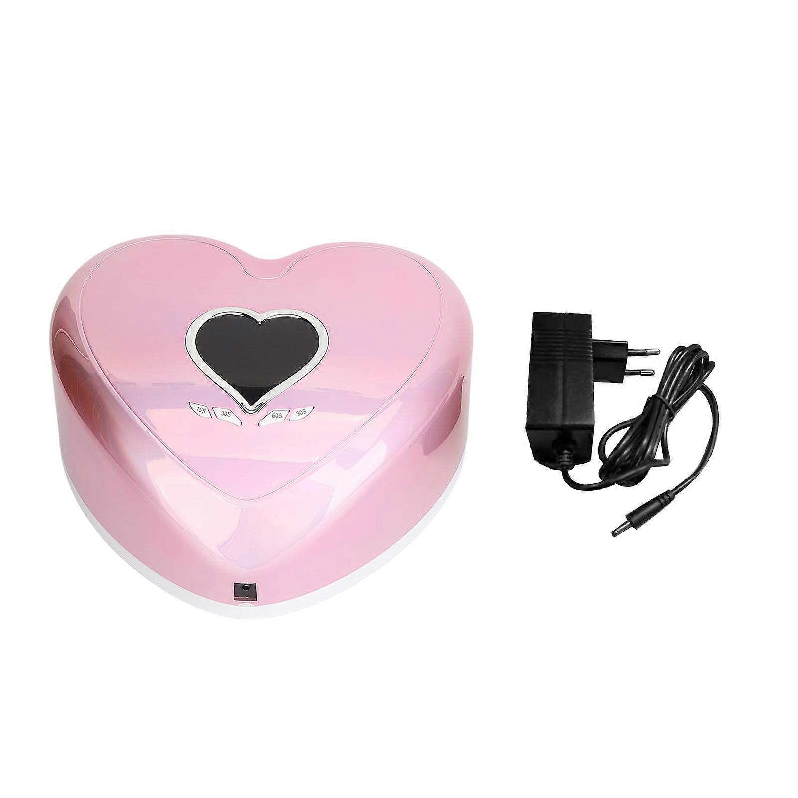 96W Gel Dryer 39pcs Light Chips Automatic Sensor Nail Polish Curing Lamp with 4 Time Setting 100‑240V