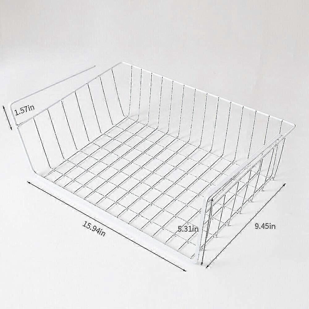 キャビネット棚バスケットの下で耐久多色の鉄の網掛けバスケット大きい