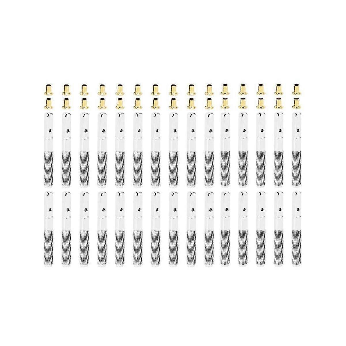 30pcs Tuning Pin Nails With Brass Rivets Set For Lyre Harp Small Harp Musical Stringed Instrument