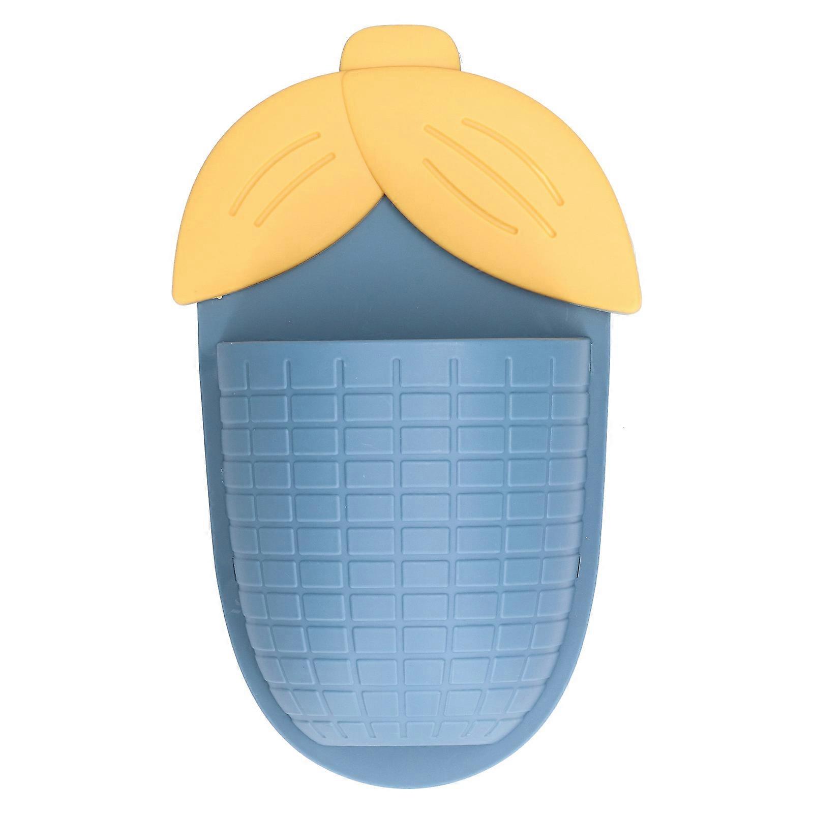 Wall Shelf Cute Corn Shape Punch Free Wall Mounted Storage Box with Non Marking
