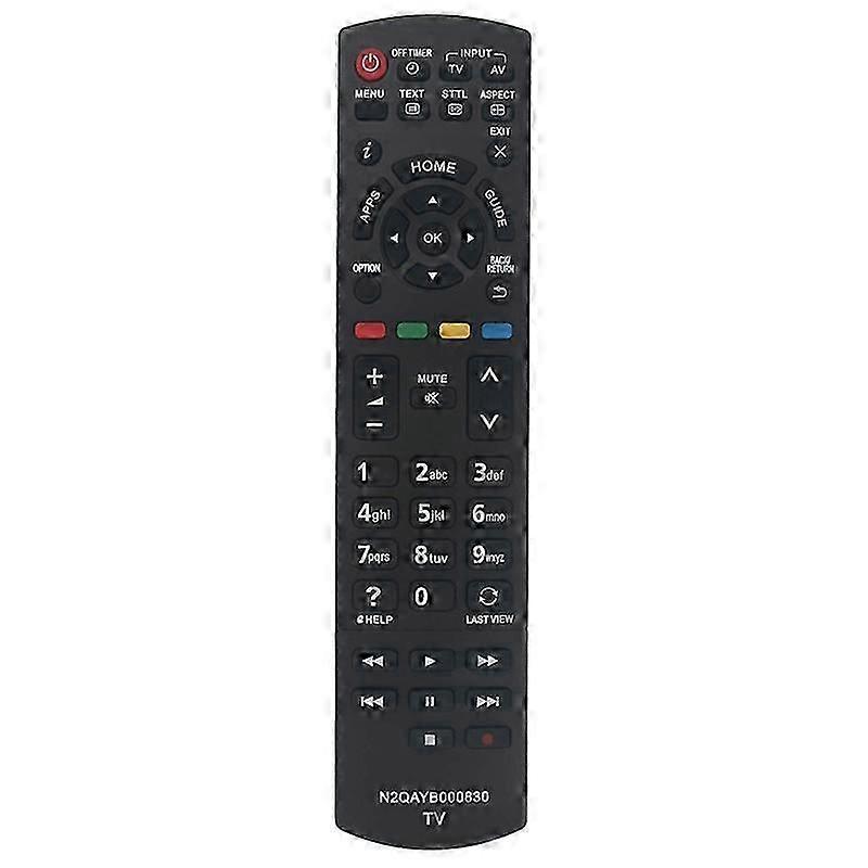 Replacement TV Remote Control Compatible for Pana N2QAYB000830 Television