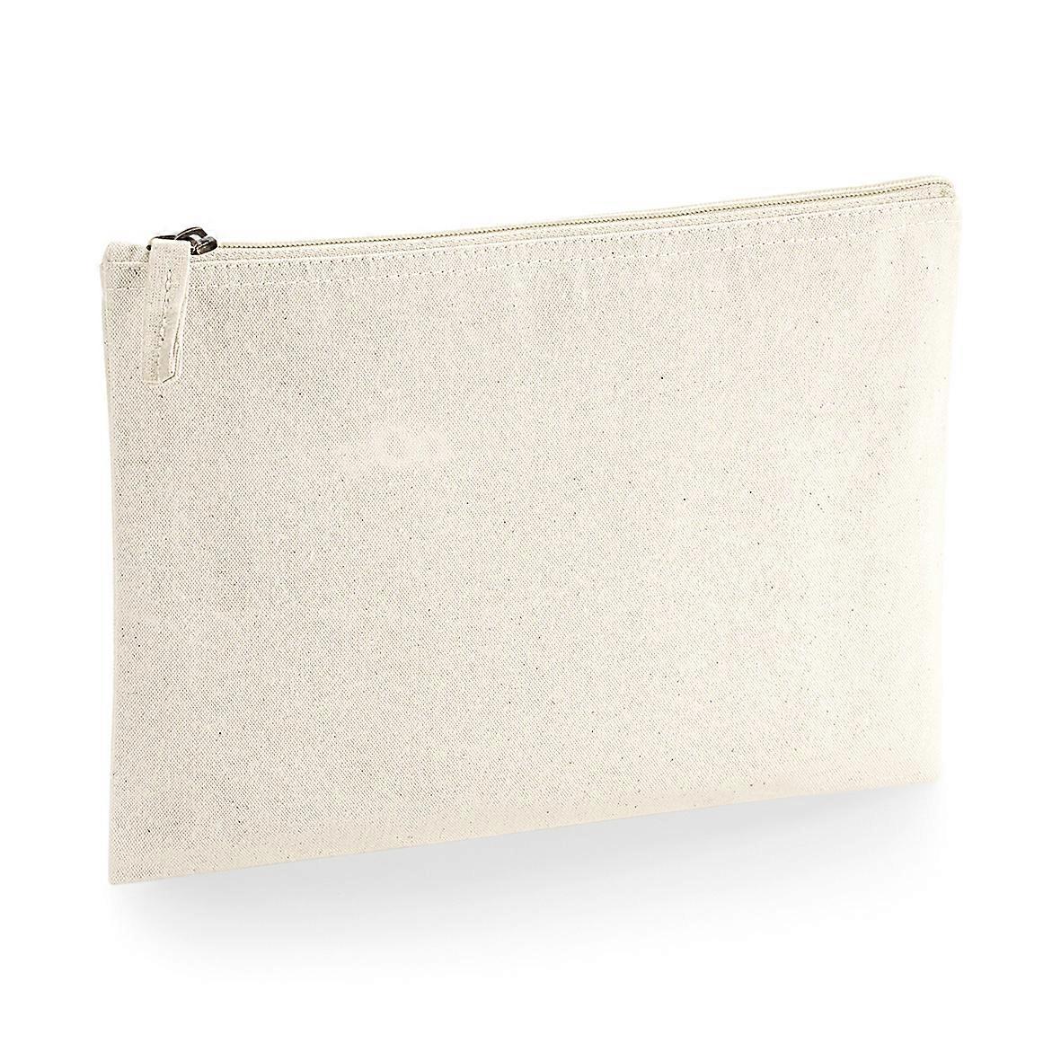 Westford Mill Bio-Baumwollleinen Beutel – Größe S, 20x11,5 Cm, Mit Reißverschluss