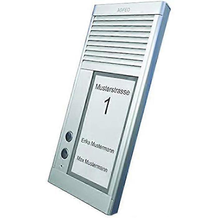 Interphone - AGFEO - DoorSpeak 2 - Aluminium - Design moderne - Installation facile