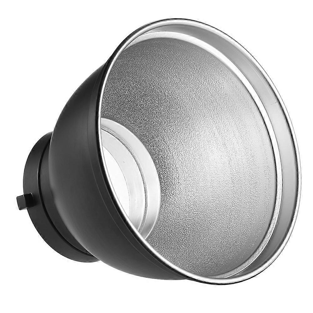 7inch Standard Reflector Diffuser Lamp Shade, Unique Reflective Texture, Grid, 60° Mount Studio Strobe Flash Light Speedlite, for Photography