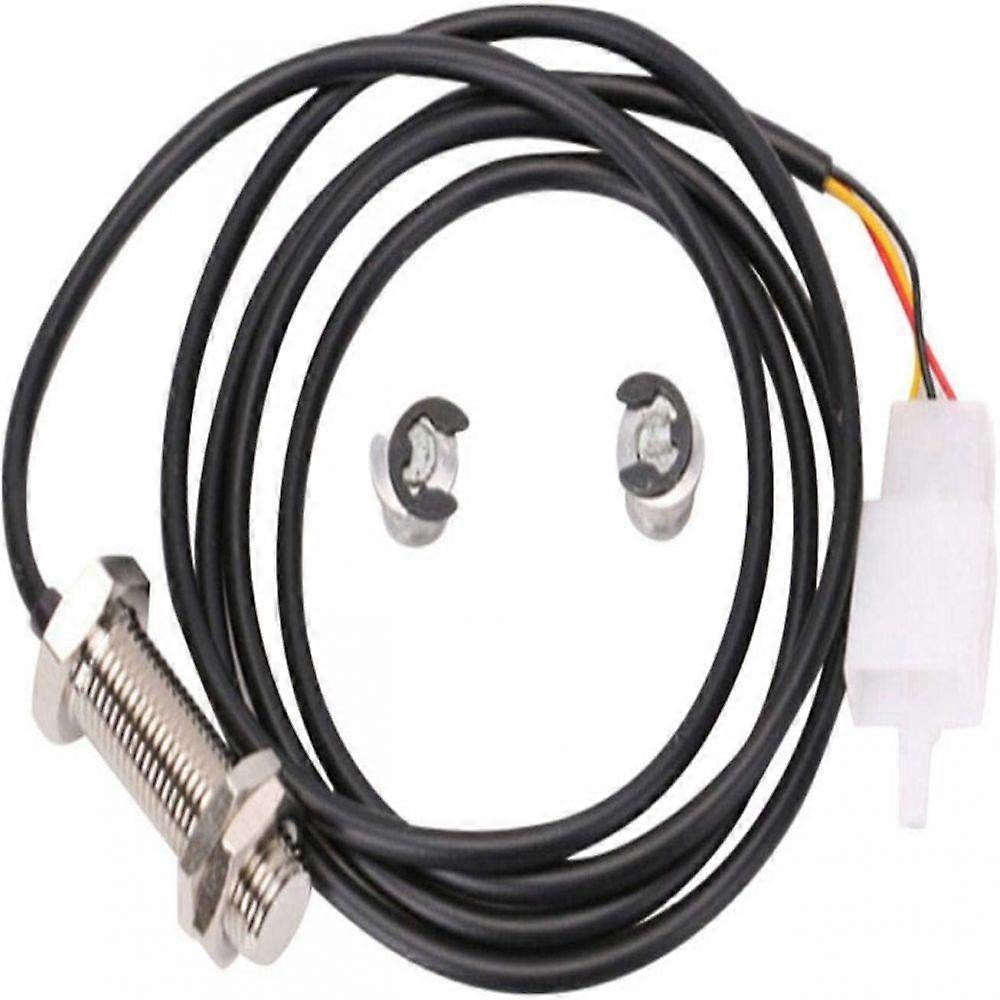 Motorcycle Speedometer Sensor Cable 2 Magnet Rangefinder Sensor Cable Universal Speedometer Odometer/Tachometer Magnetic Sensor