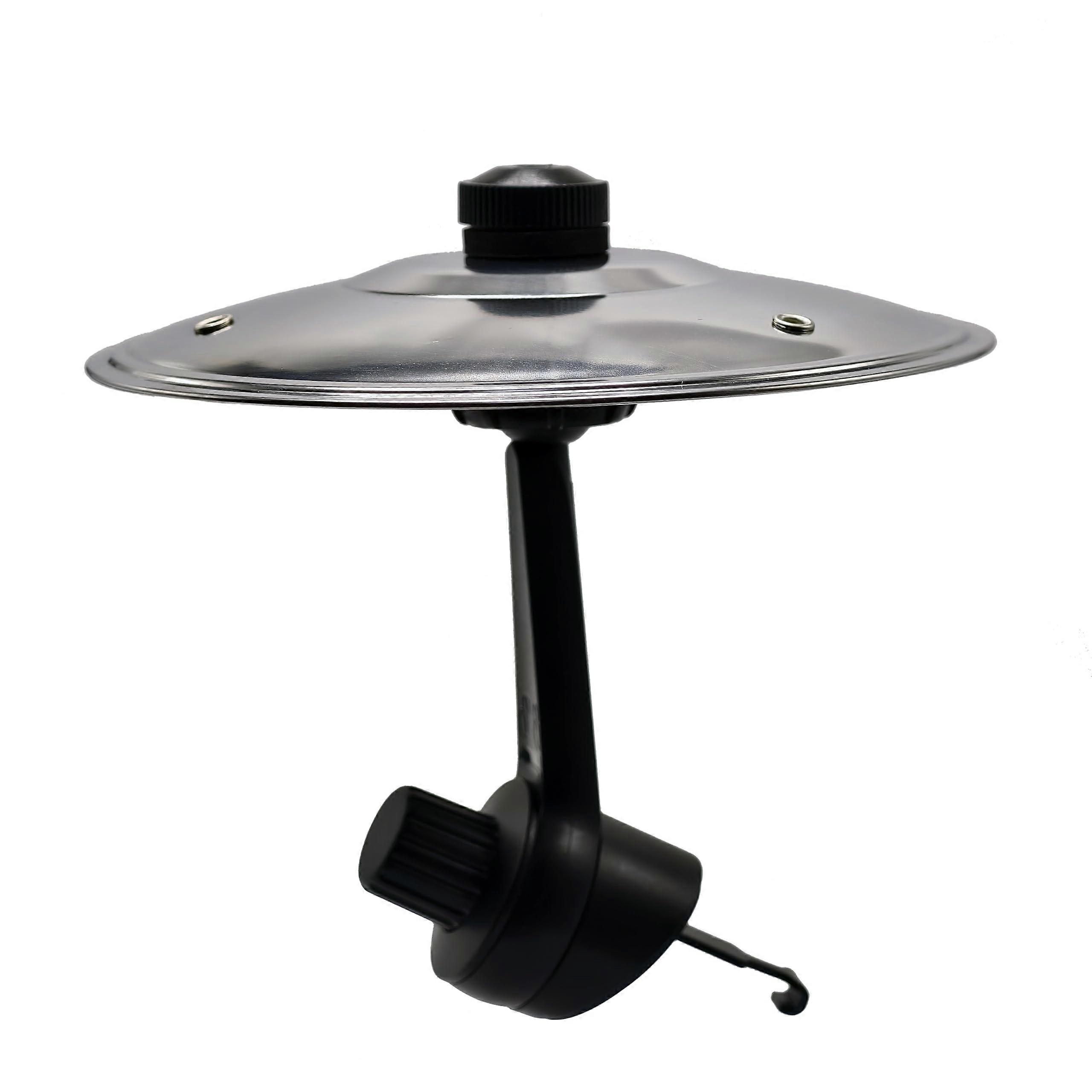 Car Cymbal Air Vent Mini Drum Crash Cymbal for Car Air Vent, Silver Color, Compact Size, Durable Design