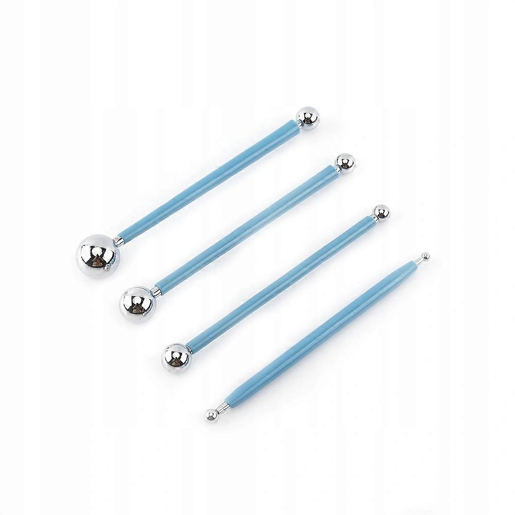 Sugar Mass Clay Carving Modeling Tool Set Balls 4 Pack