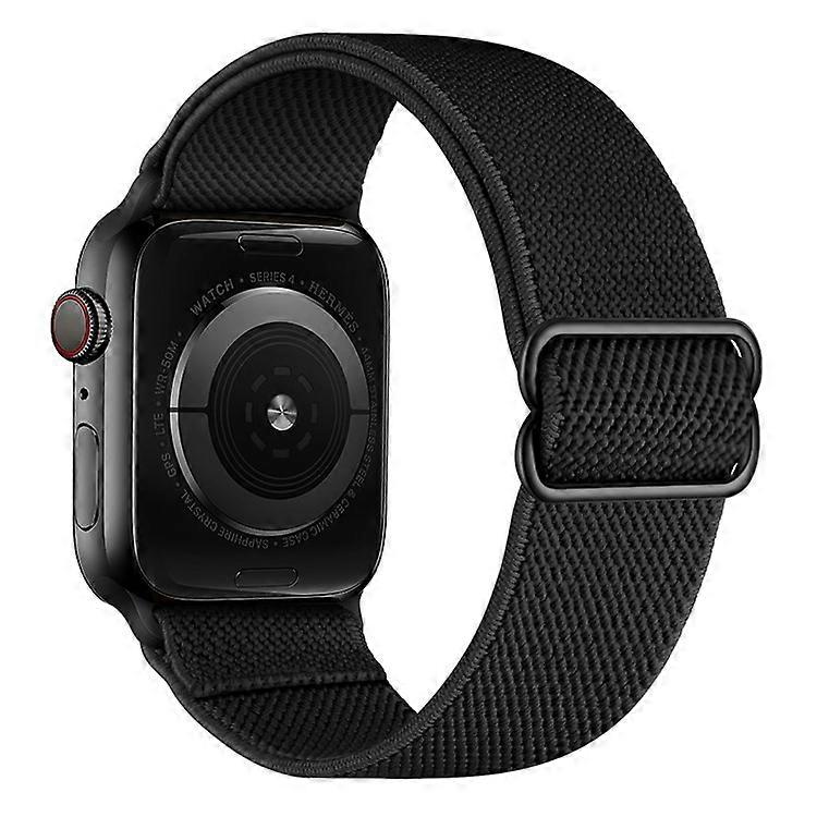 Adjustable Woven Polyester Watchband Wrist Strap Replacement Compatible For Apple Watch Series 10 9 8 7 SE 6 5 4 3 2 1 42mm 41mm