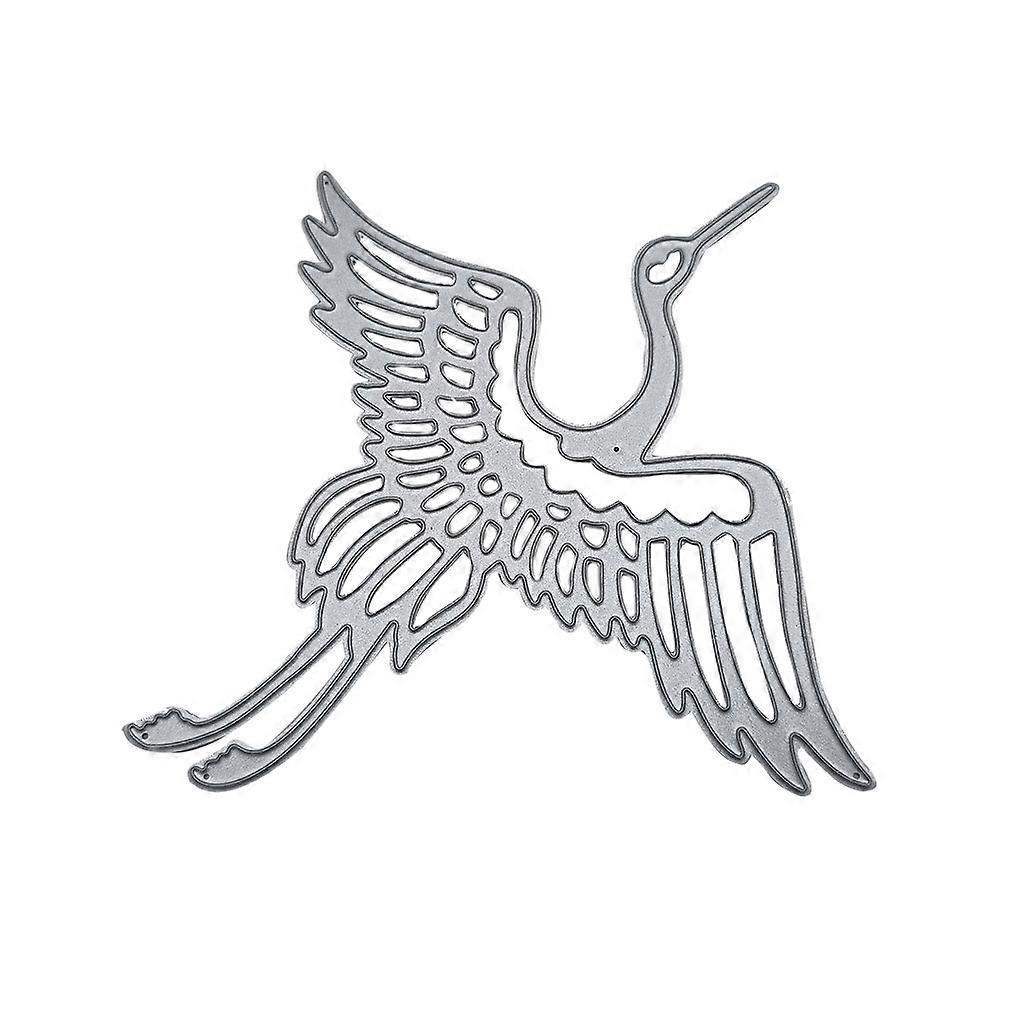 Die Cut for Scrapbook DIY Card Making Holiday Crane Easy to Use Winter Crane Flying Effect Hands-on Handicrafts