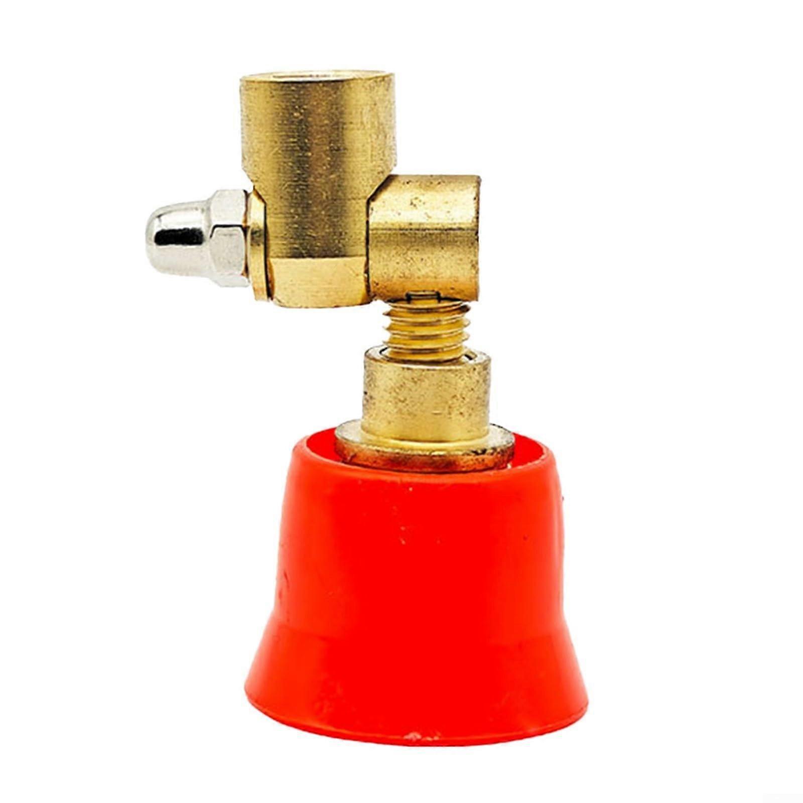 Adjustable highpressure water sprayer for garden irrigation, cooling system, greenhouse, air purification with red PP handle, 38 x 69 mm