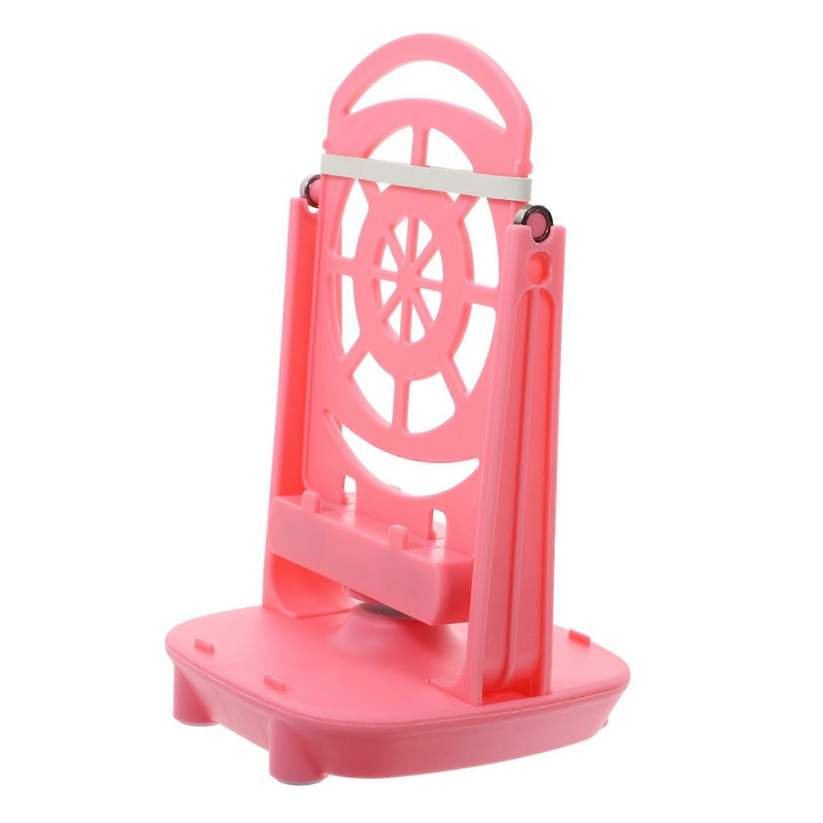 Automatic Pedometer Phone Holder Pink 23x13 Cm Phone Accessory Mute Stepper Shake Wobble Device