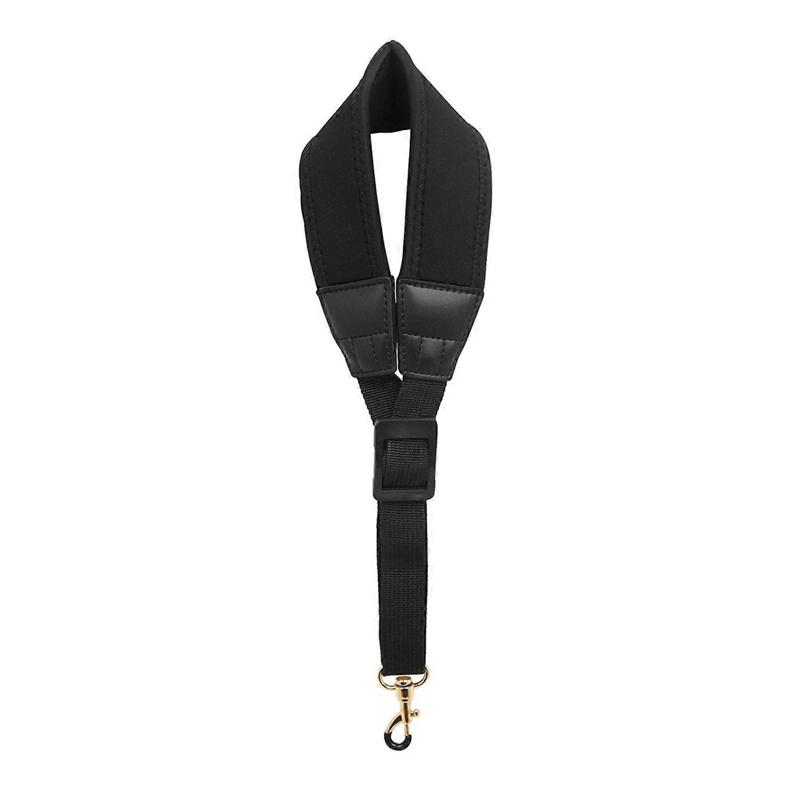Adjustable Saxophone Neck Strap Nylon Sax Strap Metal Hook for Tenor/ Soprano/ Alto Saxophones Clarinet