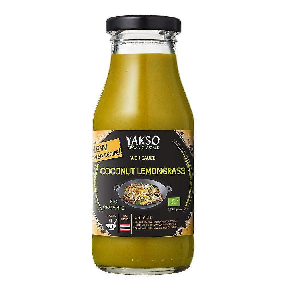 Yakso Sauce Wok Bio Noix de Coco & Citronnelle 240ml