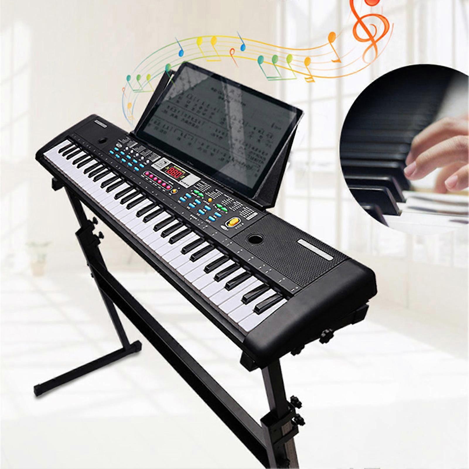 61 Keys Keyboard Piano Kids Electronic Digital Portable Early Education Educational Instruments for Beginners 