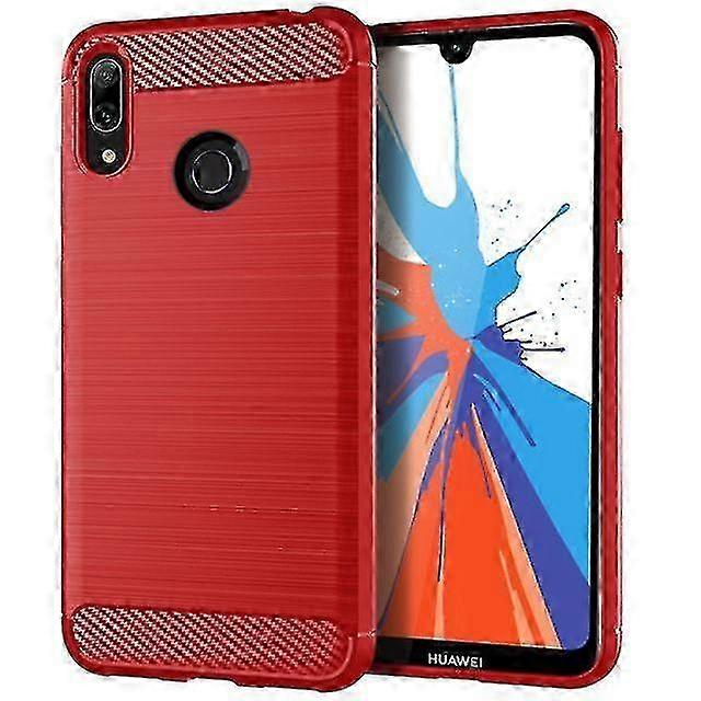 Durable Soft Protective Shell Case Suitable for a Popular Brand Smartphone - Red