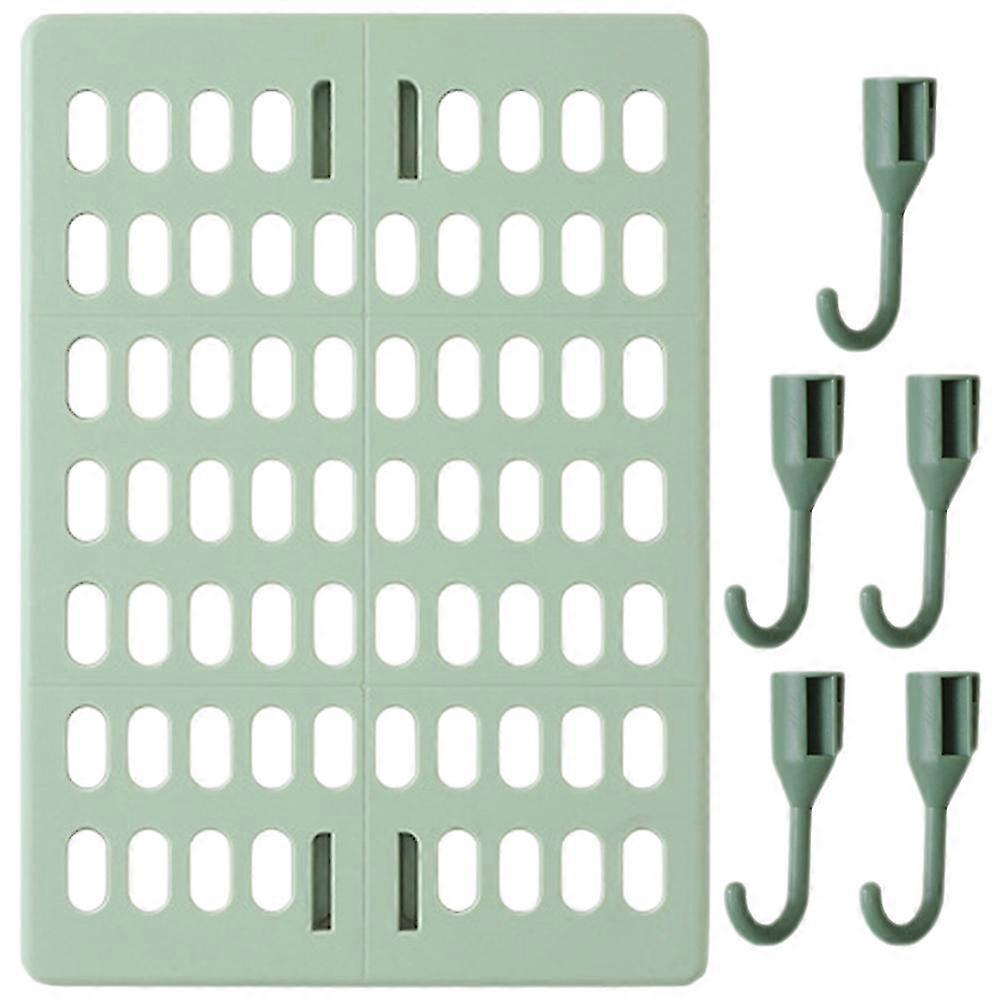 1 Set Pegboard Wall Hanger Storage Rack Shelf Organizer