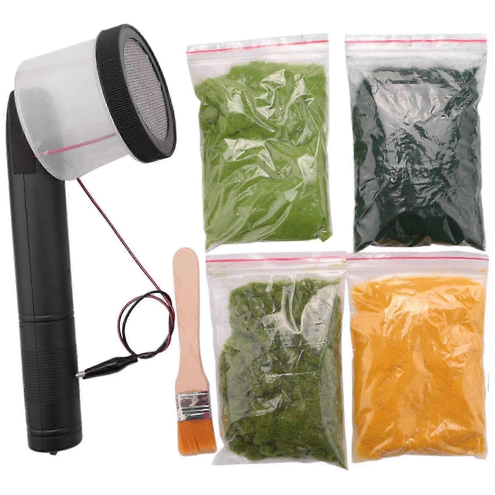 Static Grass Applicator for Model Scenery, Miniature Landscape DIY Craft Tool