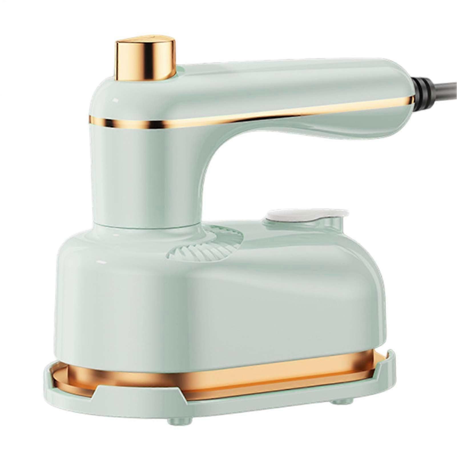 手持蒸笼、蒸衣挂烫机、快速加热旅行熨斗、220V 可重复使用的旅行用品、宿舍服装护理、家庭、工作室绿色欧盟