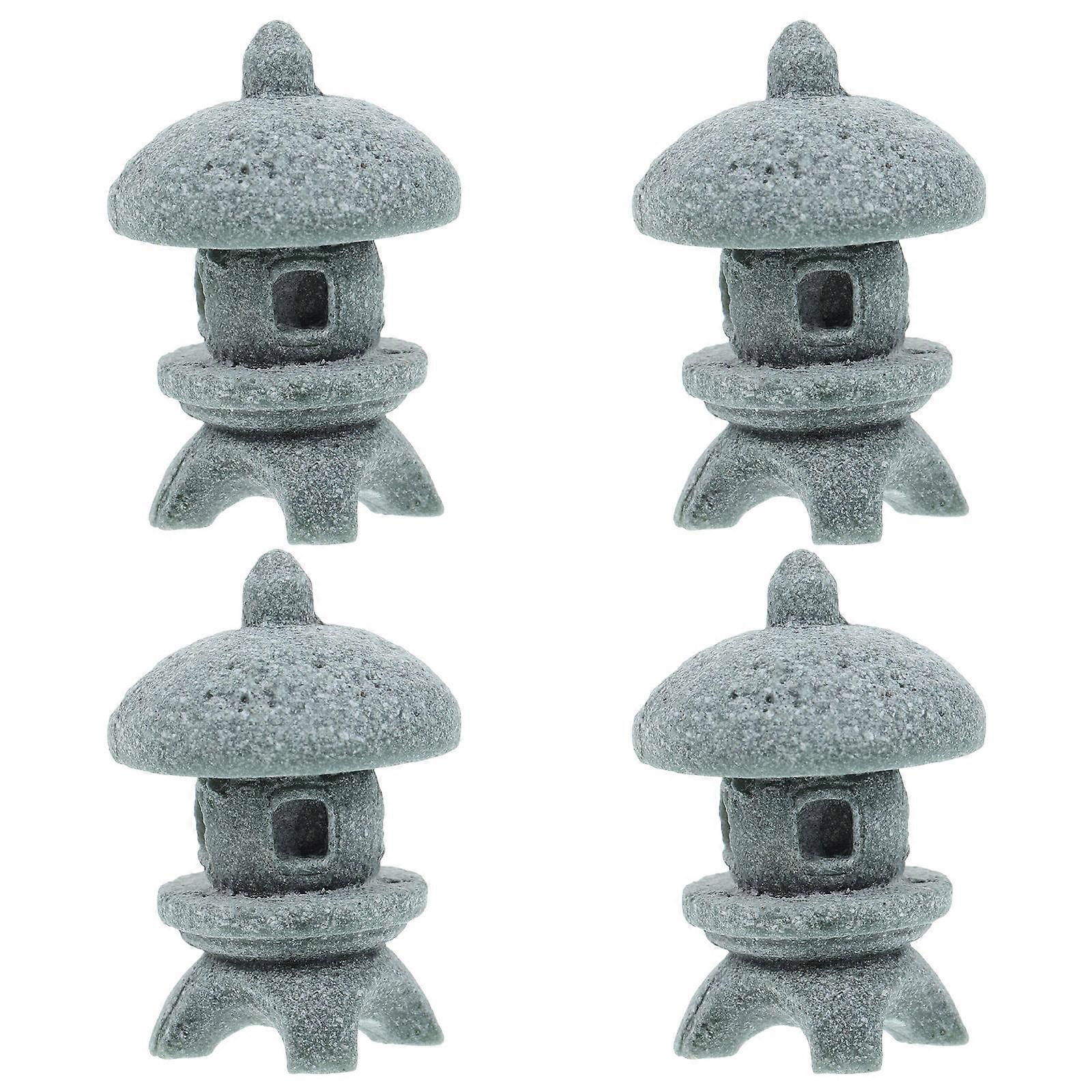 Tiny Temple Statue, Premium Quality for Succulent Plant Displays, Use