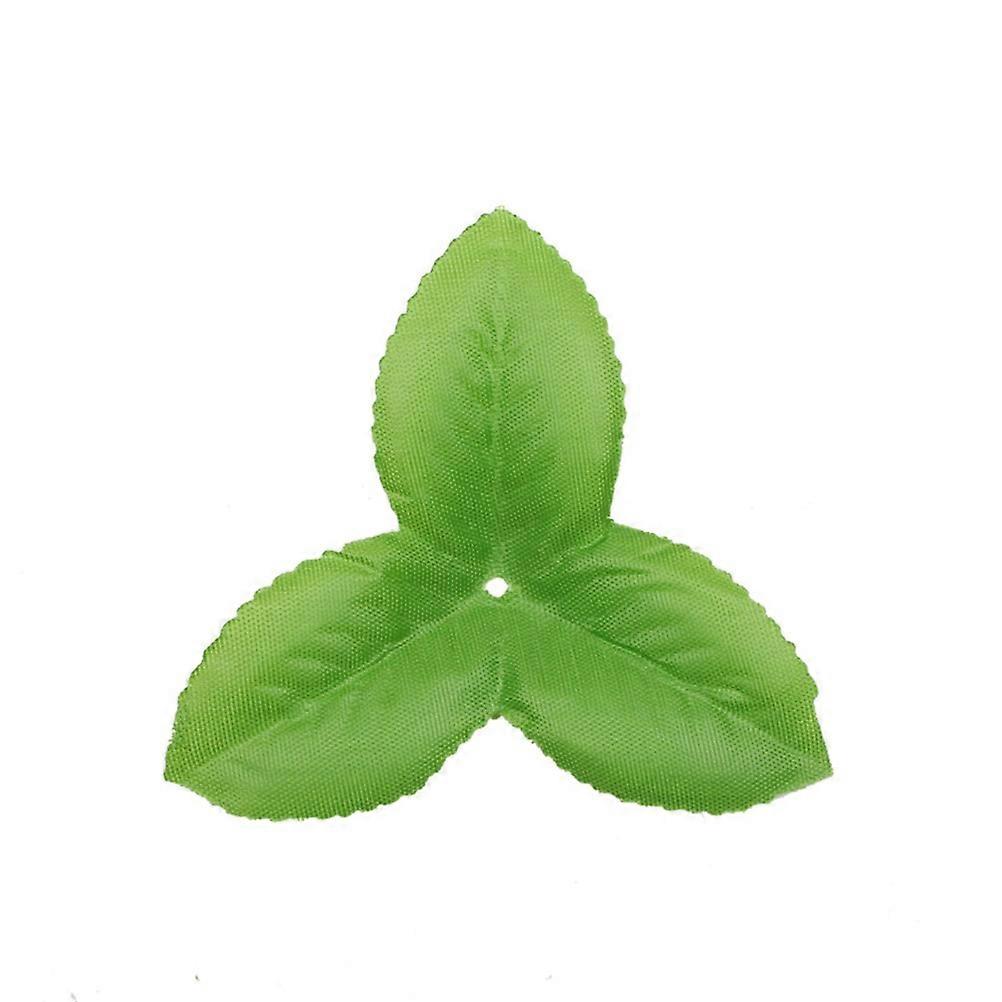 Greenery For Table Decor Artificial Fake Green Leaves Shape For Hotel Desk Jungle Theme 10Set