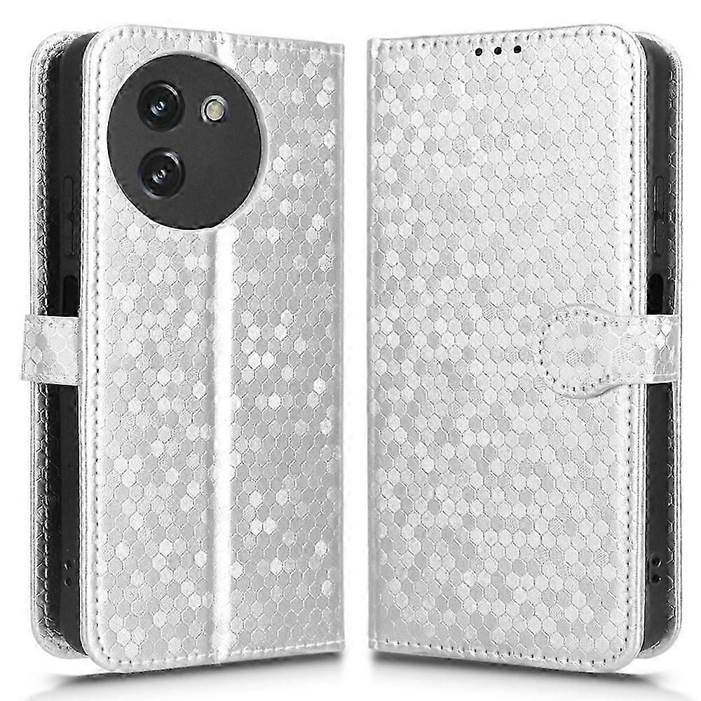For Doogee Note 59 Pro/ Note 59 Wallet Case Dot Pattern Imprint PU Leather Phone Cover