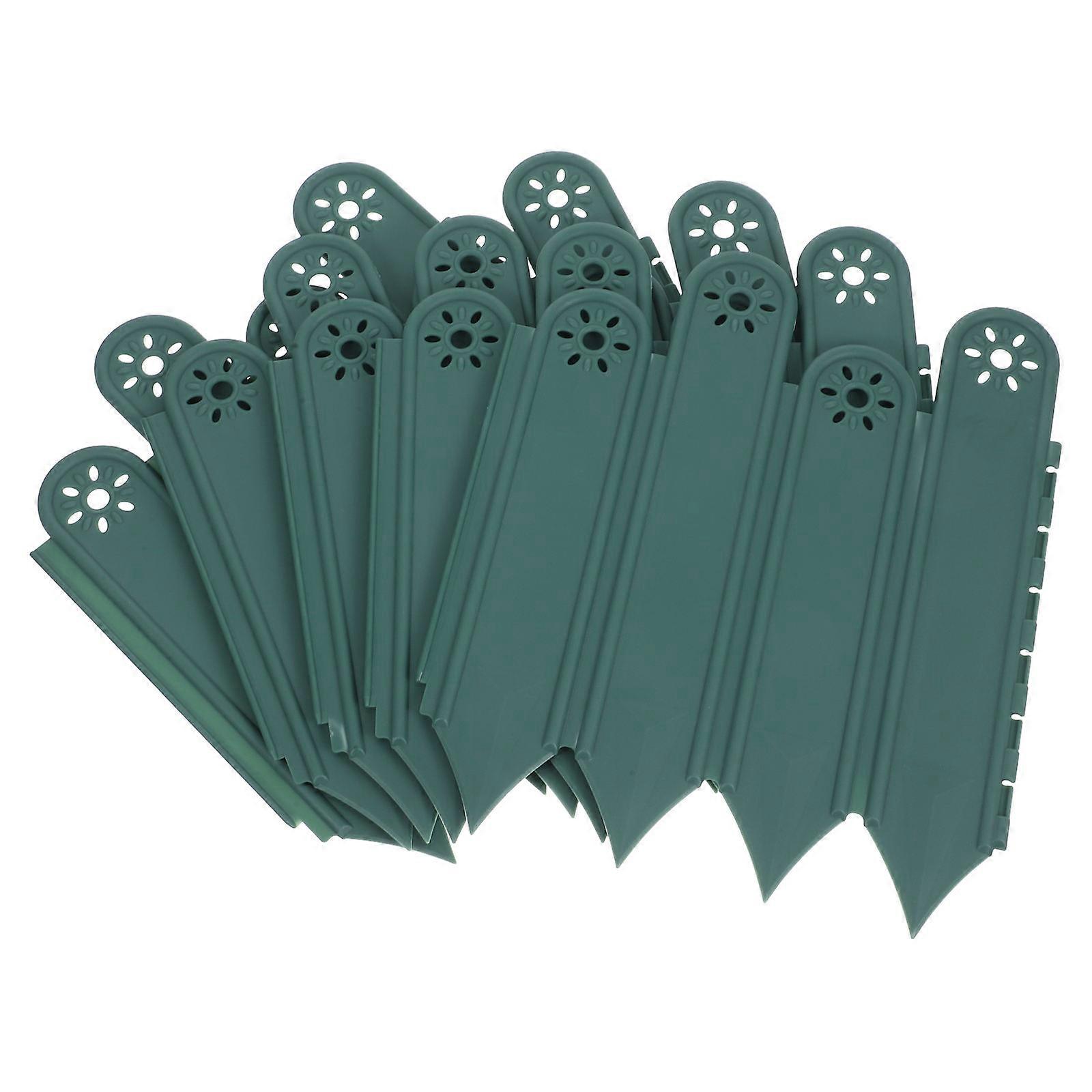 Here's a well structured product description and key features for the **5pcs Decorative Garden Fence Panels Durable Plastic Border Edging**:
###