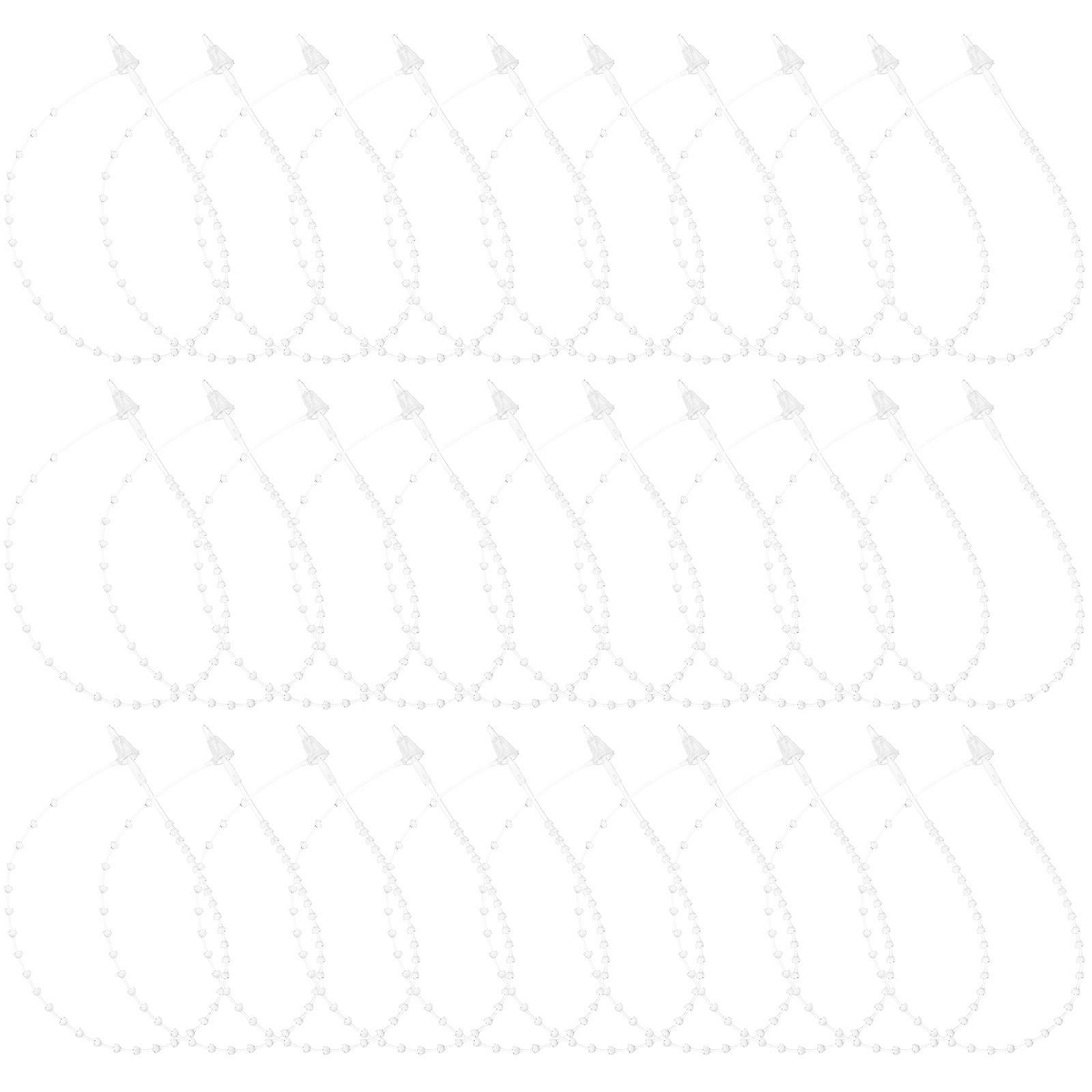 Plastic Tag Fasteners for Hanging White PP Material Lightweight and Portable 1 Set