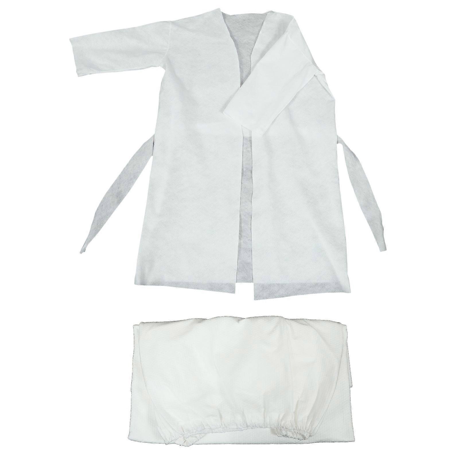 Bath Robe Female Thickened Disposable Bath Clothing Convenient to Store and Carry 102X65X58CM 1Set