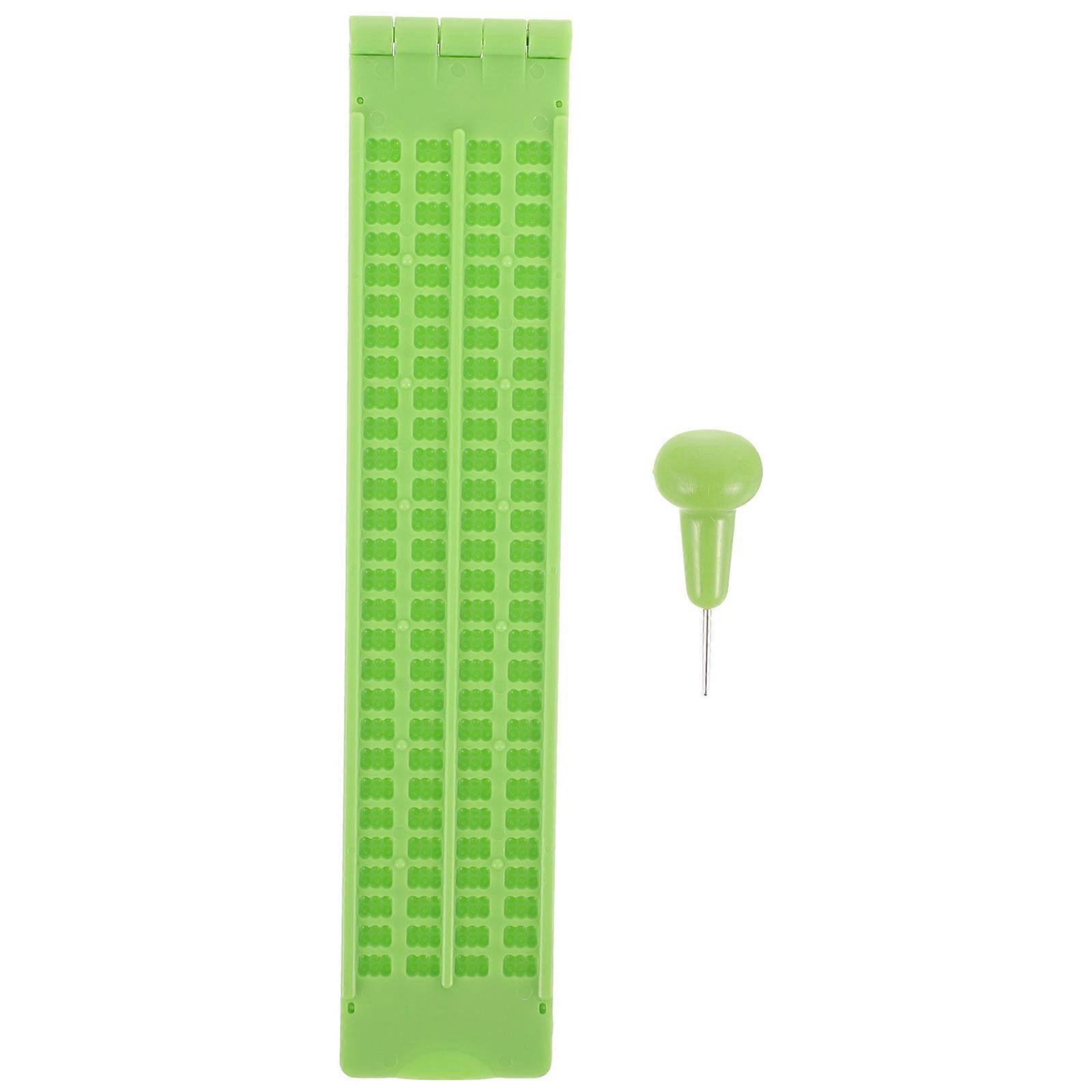 Writing Assistance Gadgets For The Blind People Travel Light Green 1Set