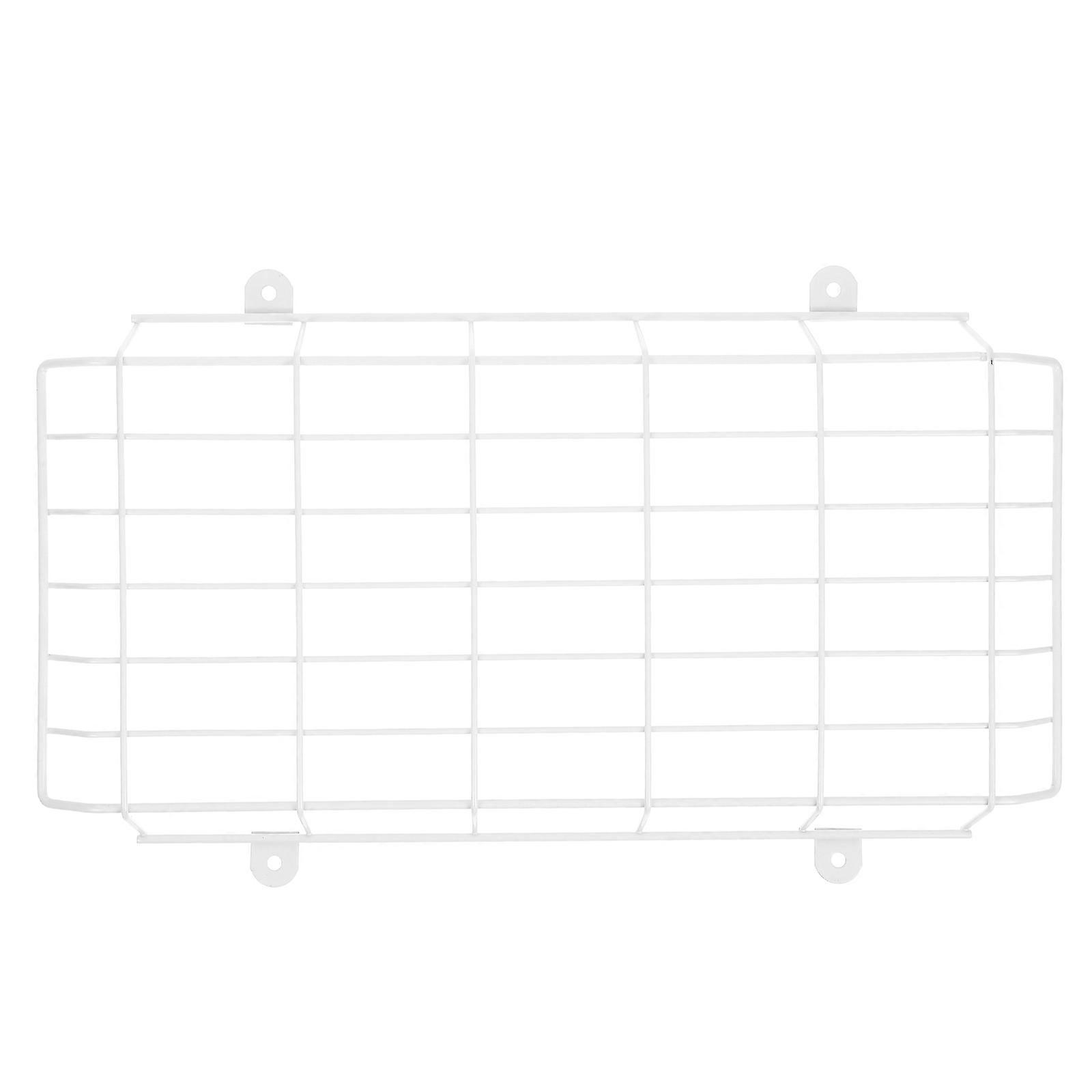 Exit Sign Wire Protector Wall-Mounted Emergency Lighting Safeguard For Exit Signs Safety Environments 41.50X22.00X3.50CM White 1Set