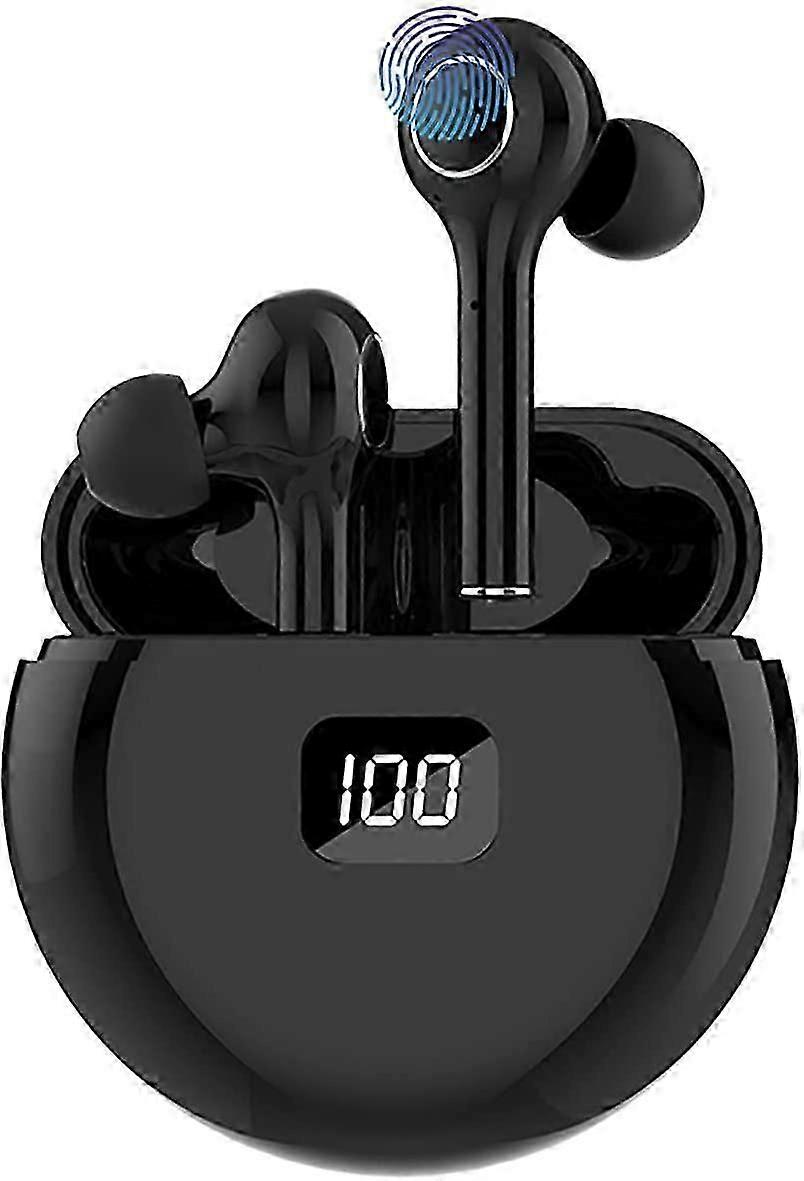 Wireless Earbuds,Bluetooth 5.0 Earphones Touch Control Headset With Charging Case Digital