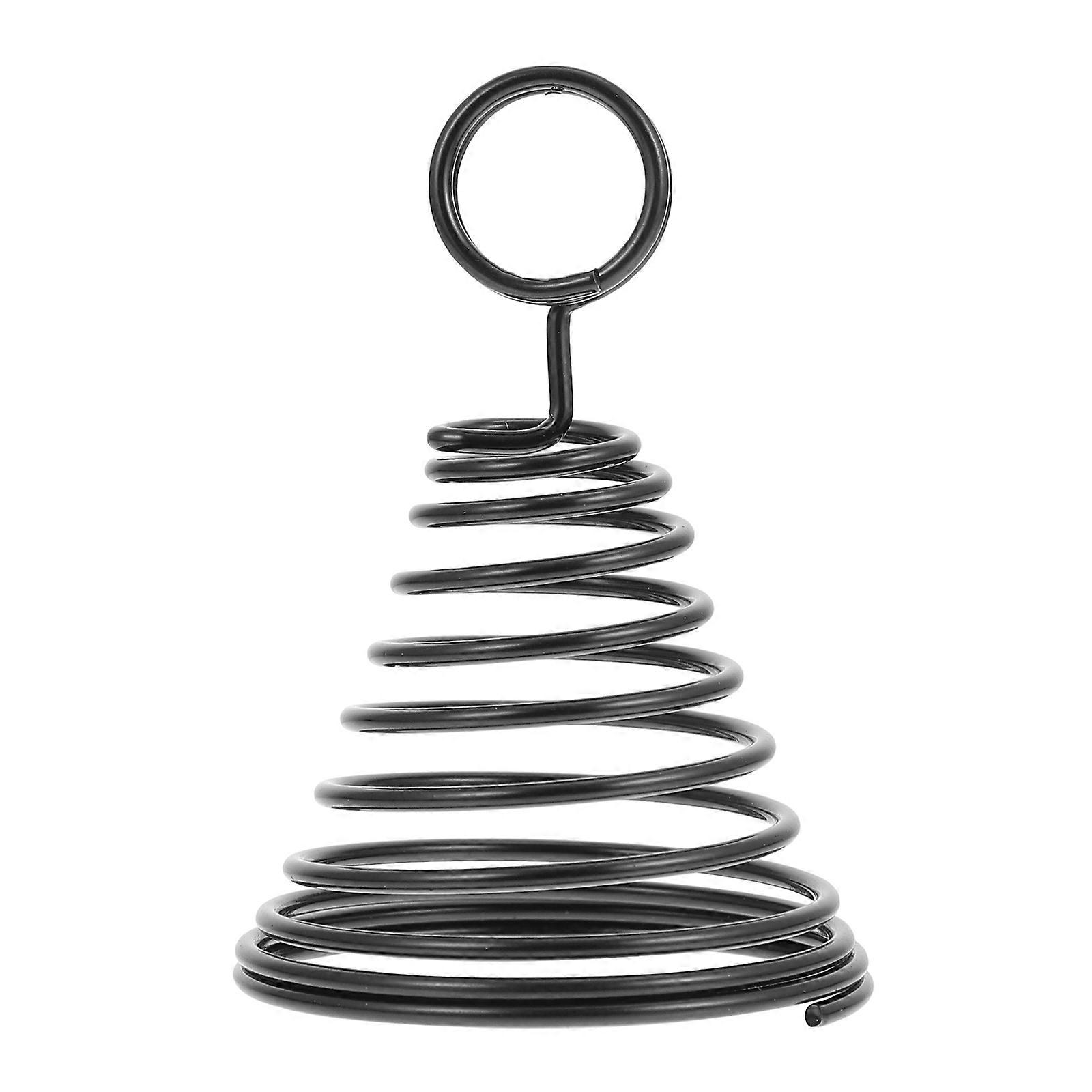 Table Card Holder Stand Elegant Wedding Table Name Card Photo Memo Note Display 6x4cm Carbon Steel Spiral 1Set