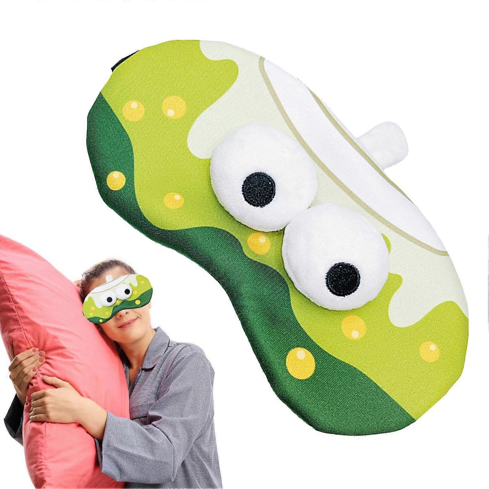 Sleeping Blanket Opaque Cute Food Shape Eye Blanket Comfortable and Soft Headband to Block Light During Yoga Nap