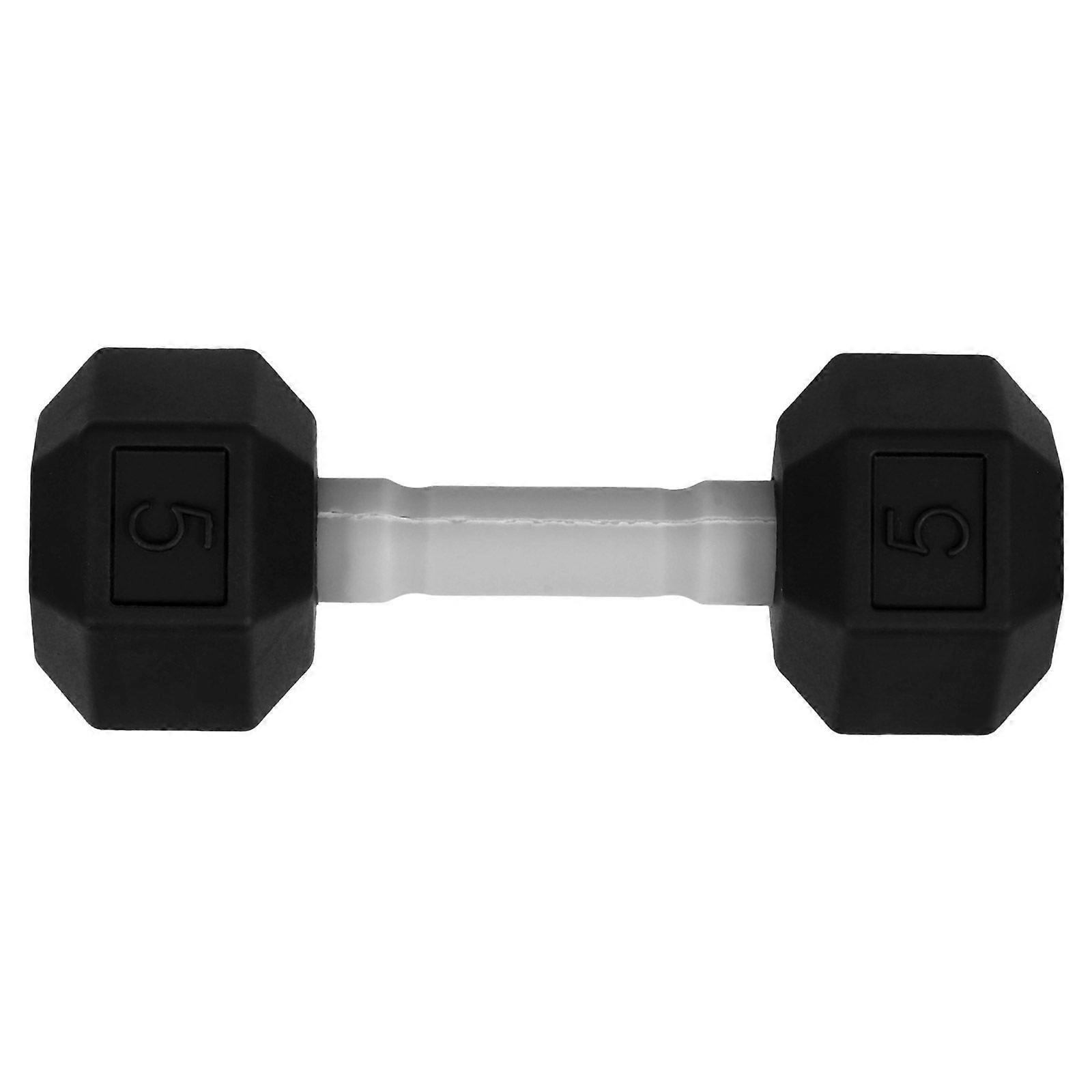 Haltere pequeno para crianças com haltere hexagonal de silicone para crianças com peso de mão