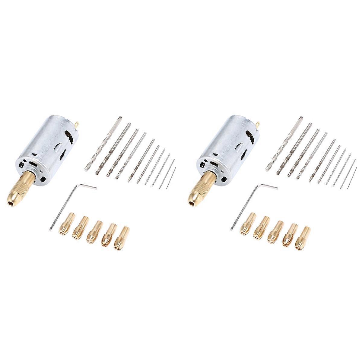 Mini Electric Hand Drill Bit Set DC 12V Motor