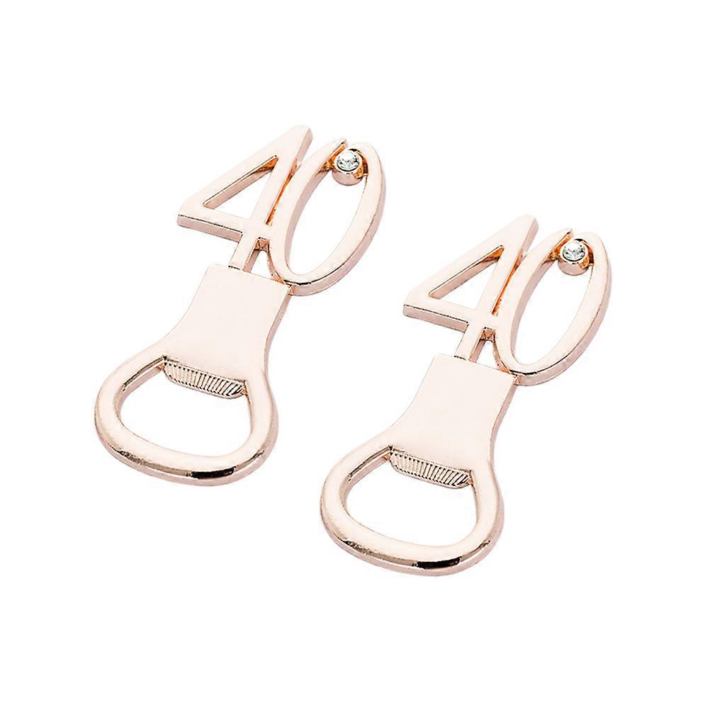 Bottle Opener Tool Number Shaped Opener Creative Hexagonal Bottle Opener Ergonomic Design 3.3X1.6X0.1in Opening 2Pcs