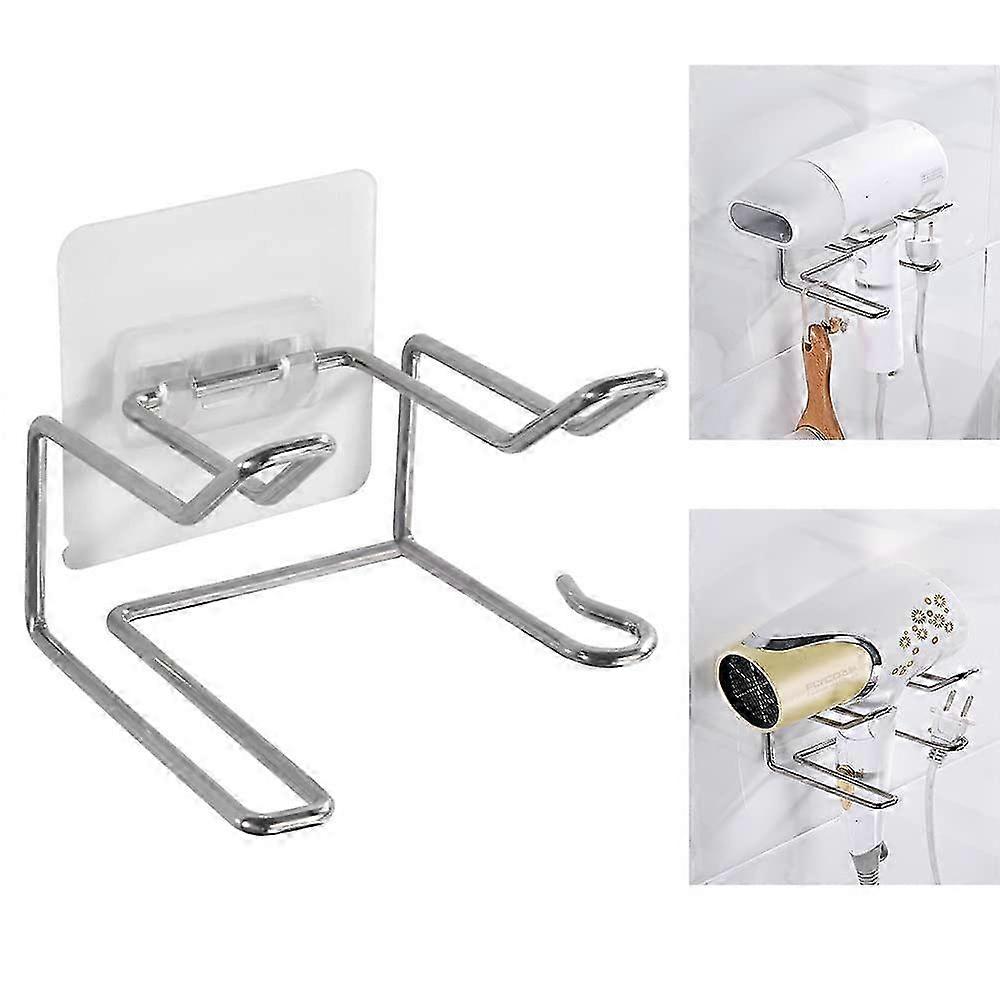 Wall Mounted Storage Solution for Self Adhesive Hair Dryer Holder