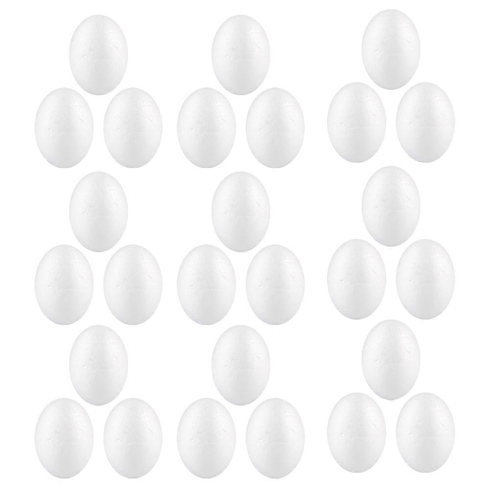 DIY Blank Eggs Simulation Egg Shape For Craft Enthusiasts 50Pcs