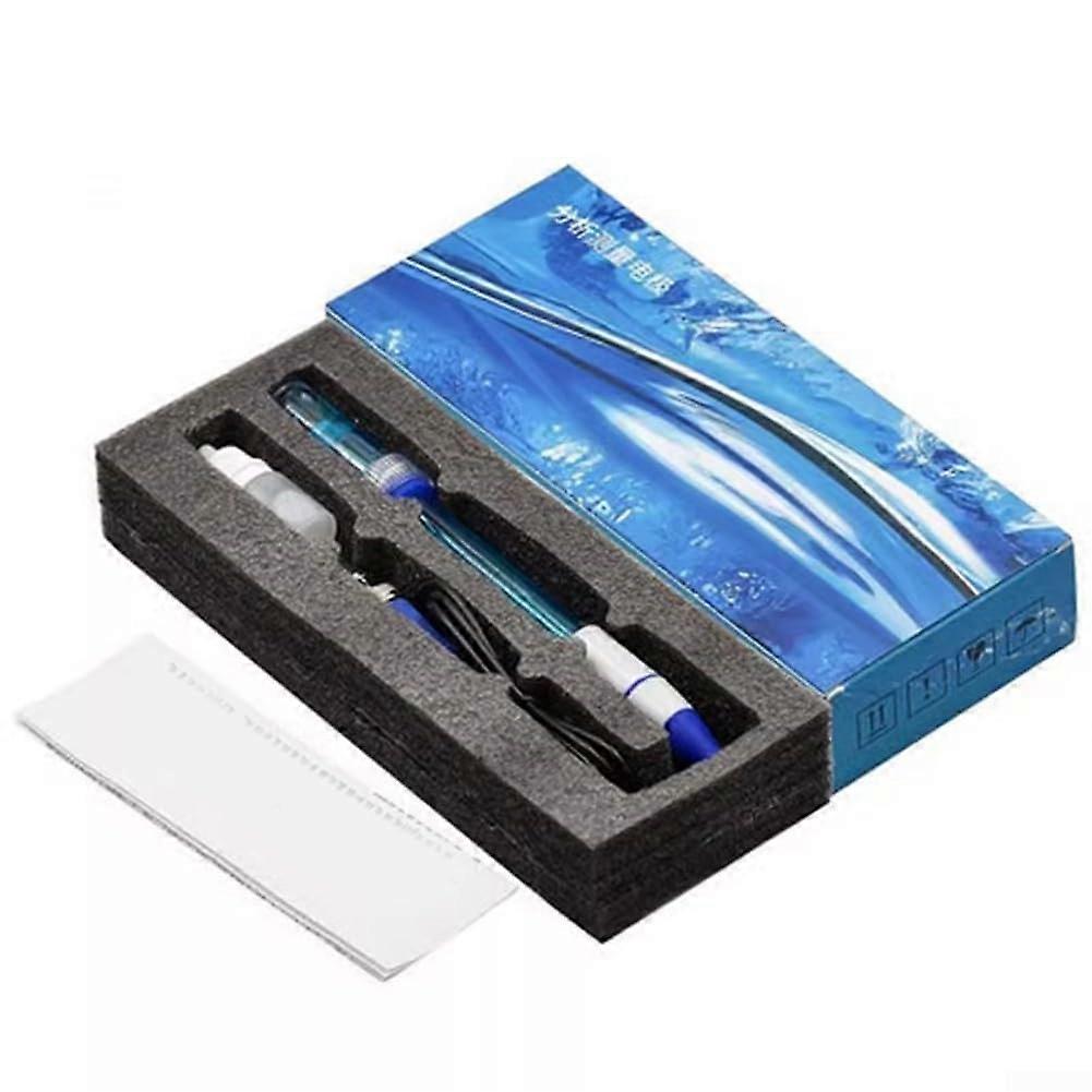 PH Electrode Probe, BNC Electrode Probe Connector with ENC Interface, Hydroponics for Aquarium Controller, pH Meter (E201C9 Probe)