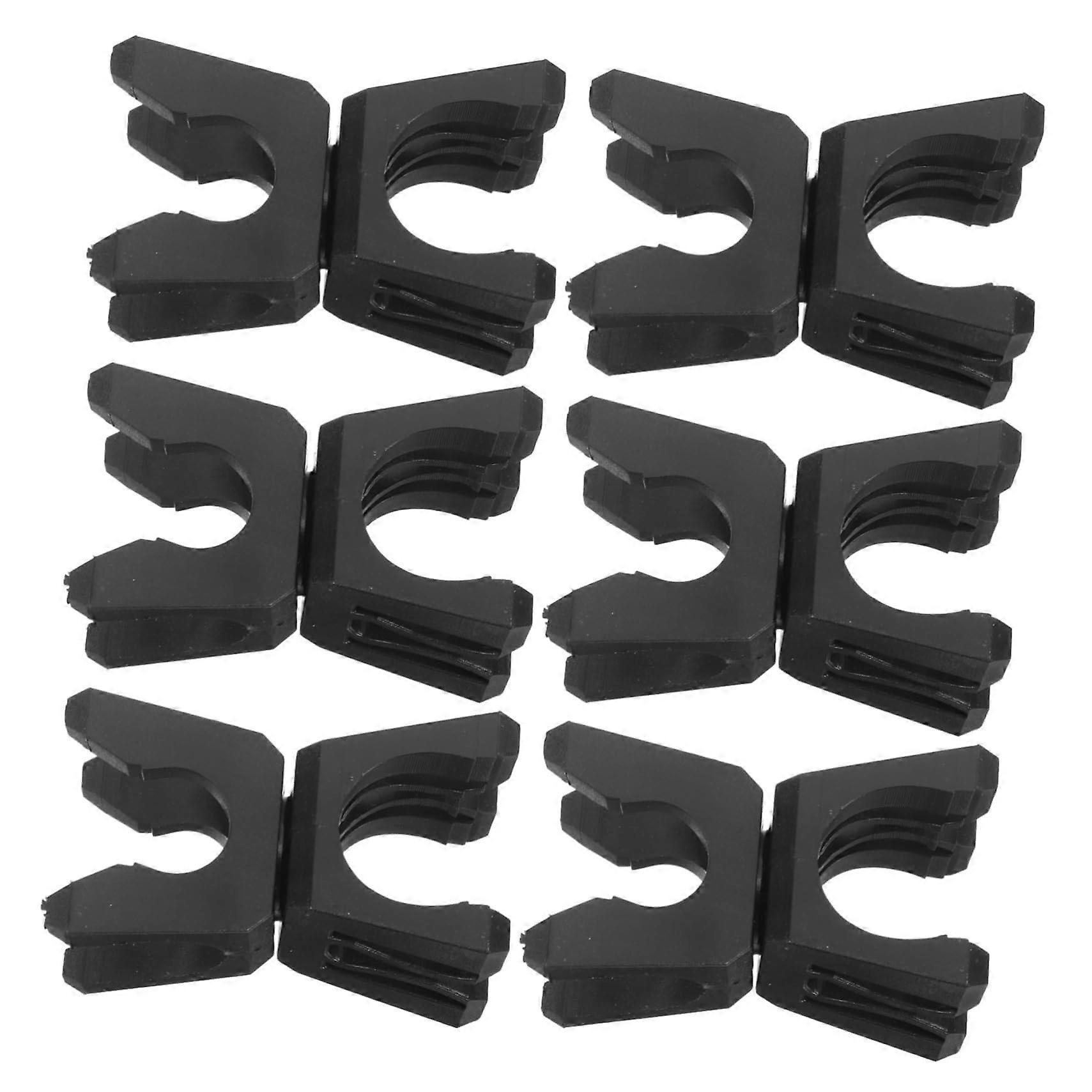6 Marking Clips for Football Training Poles - Durable Connection System for Outdoor Soccer Equipment - Versatile 6-Pack