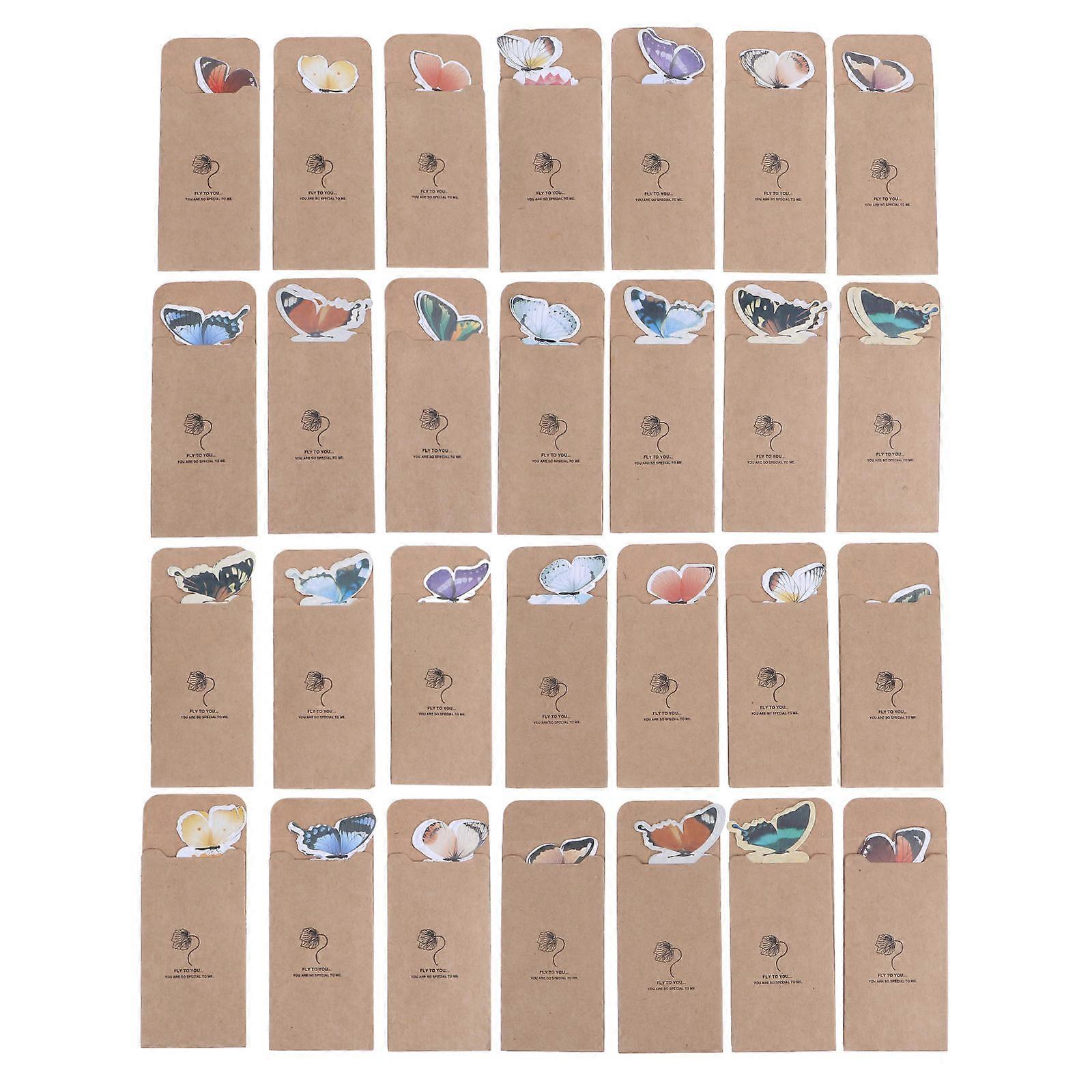 Unique Bookmarks 28Pcs Assorted Color Graduation Gift Paper Cardboard for Decoration Use
