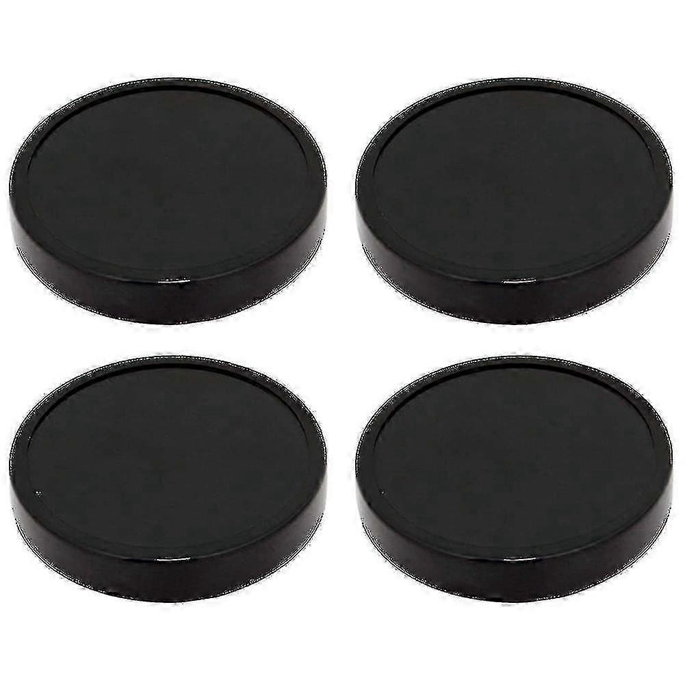 Set of 4 Black Plastic Fresh Keeping Lid Components Compatible with 250w Blender