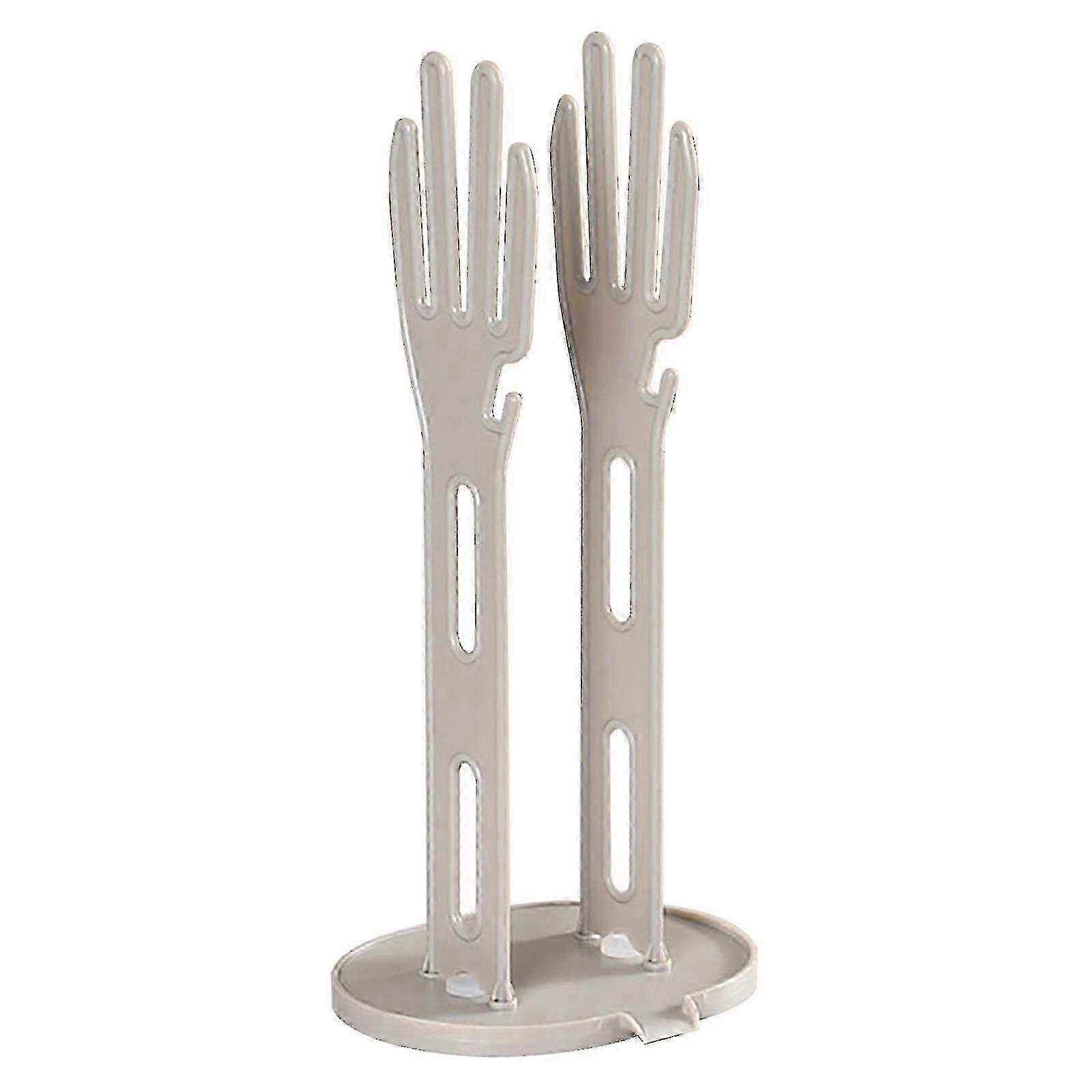 Ειδική σχάρα αποθήκευσης για οικιακά γάντια σε σχήμα χεριού με βεντούζα Σχεδιασμός εξοικονόμησης χώρου