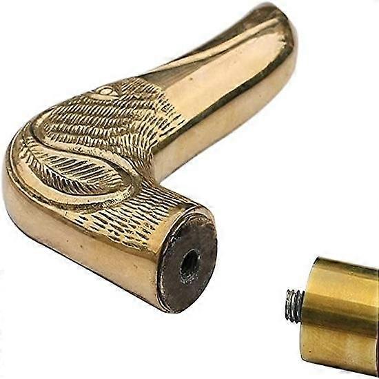 German Dog Adjustable Handle for Unisex Walking Stick Brass Head Handle for Walking