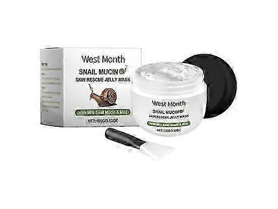 2025 Snail Rescue Jelly Mask Snail Mucin Hydrating Face MaskSnail Mucin Mask, Snail Rescue Jelly Mask Snail Mucin Hydrating Face Mask with 96% Snail M
