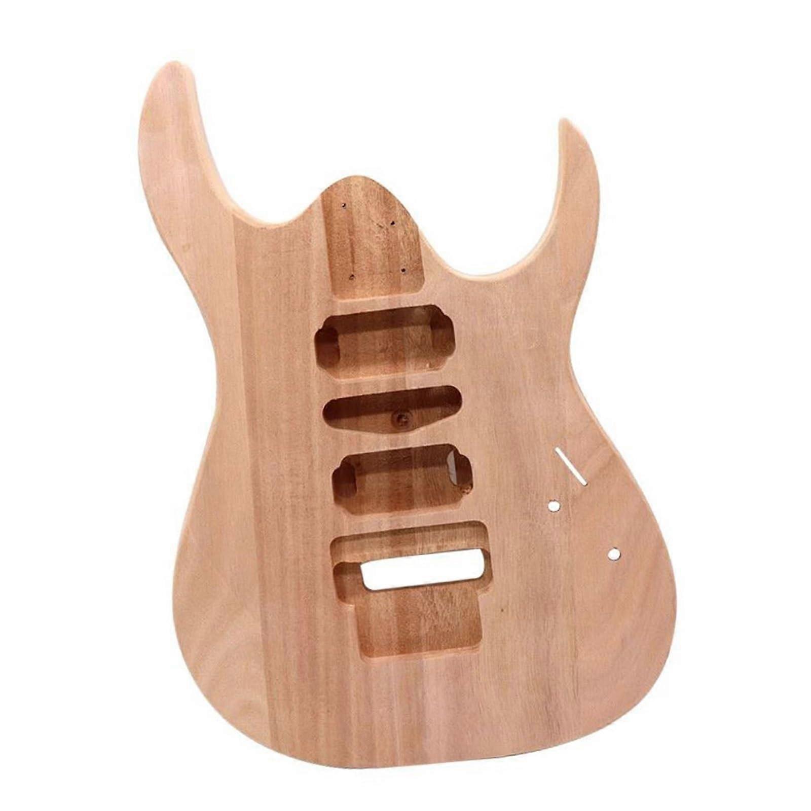 Assembly Kit for Electric Guitar Electric Guitar Body Okoume for Instrument Building Kits